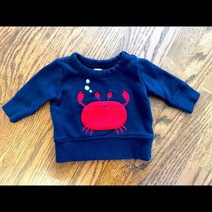 NWOT Baby Gap Crab Sweater